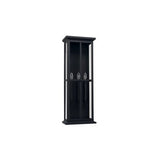 Capital Lighting 926432BK Mansell Outdoor Entrance Wall Light - Black