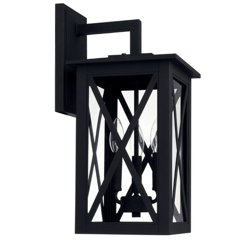Capital Lighting 926631BK Avondale Outdoor Entrance Wall Light - Black