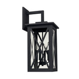 Capital Lighting 926641BK Avondale Outdoor Entrance Wall Light - Black