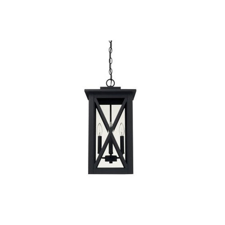 Capital Lighting 926642BK Avondale Outdoor Hanging Lantern - Black