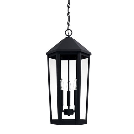 Capital Lighting 926933BK Ellsworth Outdoor Hanging Lantern - Black