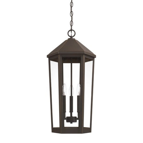 Capital Lighting 926933OZ Ellsworth Outdoor Hanging Lantern - Oiled Bronze