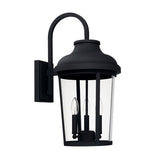 Capital Lighting 927031BK Dunbar Outdoor Entrance Wall Light - Black