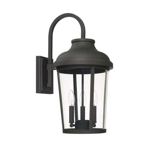 Capital Lighting 927031OZ Dunbar Outdoor Entrance Wall Light - Oiled Bronze