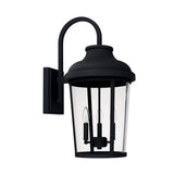 Capital Lighting 927032BK Dunbar Outdoor Entrance Wall Light - Black
