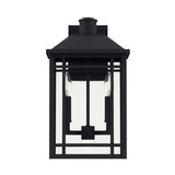 Capital Lighting 927121BK Braden Outdoor Entrance Wall Light - Black