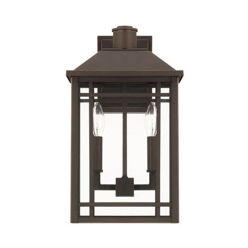 Capital Lighting 927121OZ Braden Outdoor Entrance Wall Light - Oiled Bronze