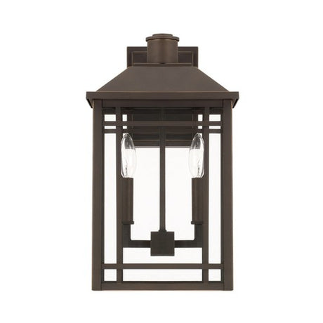 Capital Lighting 927121OZ Braden Outdoor Entrance Wall Light - Oiled Bronze