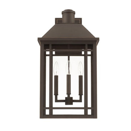 Capital Lighting 927131OZ Braden Outdoor Entrance Wall Light - Oiled Bronze