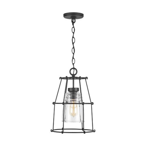 Capital Lighting 929711BK462 Outdoor Hanging Lantern - Black