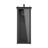 Capital Lighting 934612BKGL Hunt Outdoor Entrance Wall Light - Black