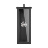 Capital Lighting 934612BK Hunt Outdoor Entrance Wall Light - Black