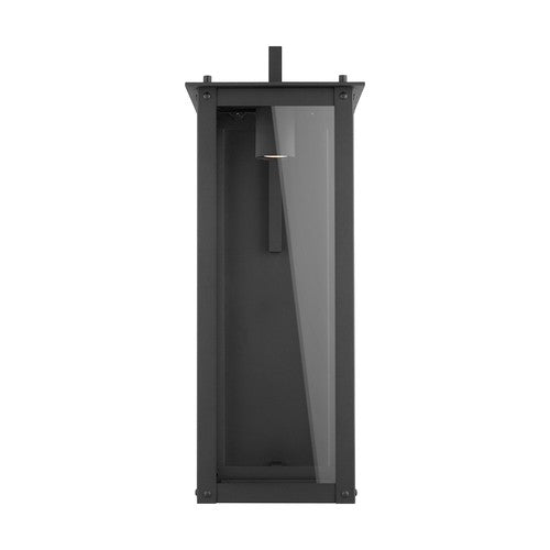 Capital Lighting 934641BKGL Hunt Outdoor Entrance Wall Light - Black
