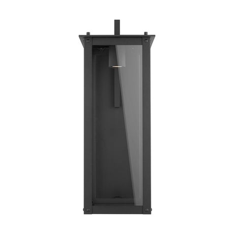 Capital Lighting 934641BKGL Hunt Outdoor Entrance Wall Light - Black