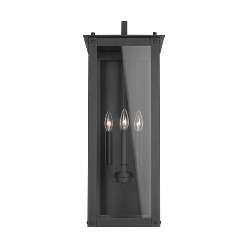 Capital Lighting 934641BK Hunt Outdoor Entrance Wall Light - Black
