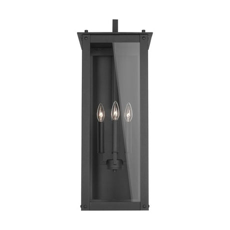 Capital Lighting 934641BK Hunt Outdoor Entrance Wall Light - Black