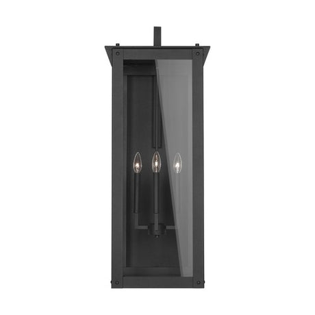 Capital Lighting 934642BK Hunt Outdoor Entrance Wall Light - Black
