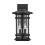 Capital Lighting 935521BK Mission Hills Outdoor Entrance Wall Light - Black