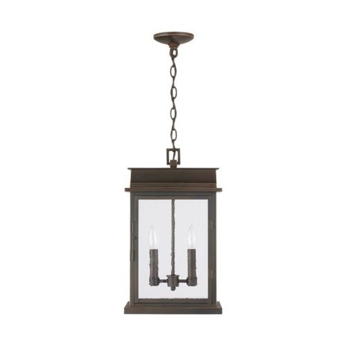 Capital Lighting 936823OZ Bolton Outdoor Hanging Lantern - Oiled Bronze