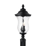 Capital Lighting 939832BK Ashford Post / Base - Black