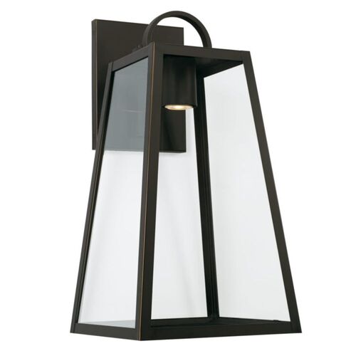 Capital Lighting 943713OZGL Leighton Outdoor Entrance Wall Light - Oiled Bronze
