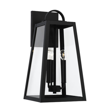 Capital Lighting 943732BK Leighton Outdoor Entrance Wall Light - Black