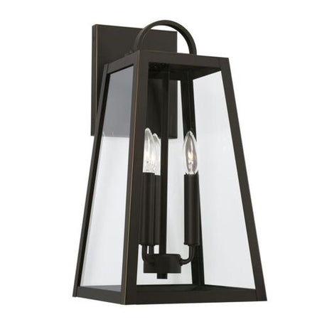 Capital Lighting 943732OZ Leighton Outdoor Entrance Wall Light - Oiled Bronze