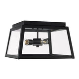 Capital Lighting 943736BK Leighton Outdoor Ceiling Mounted Light - Black