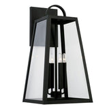 Capital Lighting 943743BK Leighton Outdoor Entrance Wall Light - Black