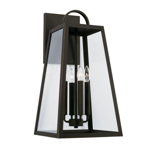 Capital Lighting 943743OZ Leighton Outdoor Entrance Wall Light - Oiled Bronze