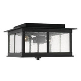 Capital Lighting 943836BK Barrett Outdoor Ceiling Mounted Light - Black