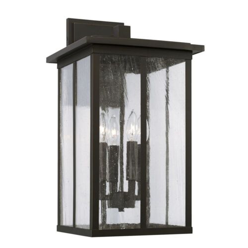 Capital Lighting 943843OZ Barrett Outdoor Entrance Wall Light - Oiled Bronze
