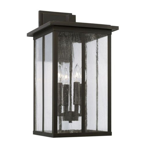 Capital Lighting 943843OZ Barrett Outdoor Entrance Wall Light - Oiled Bronze