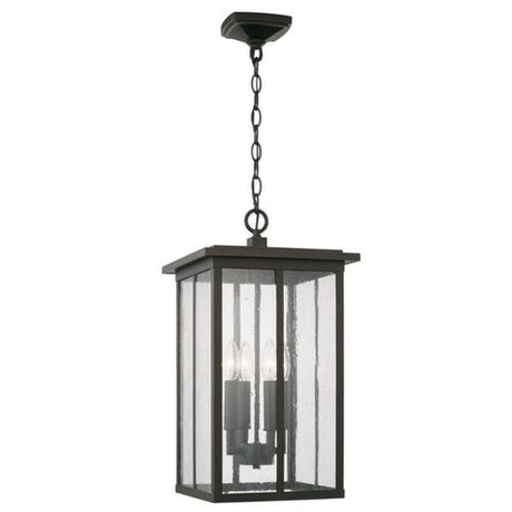 Capital Lighting 943844OZ Barrett Outdoor Hanging Lantern - Oiled Bronze