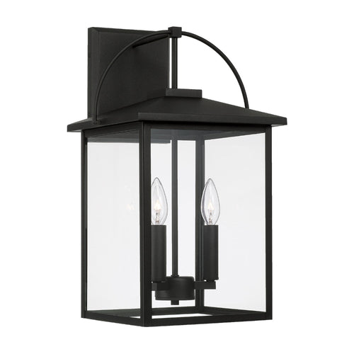 Capital Lighting 948031BK Bryson Outdoor Entrance Wall Light - Black