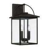 Capital Lighting 948031BK Bryson Outdoor Entrance Wall Light - Black