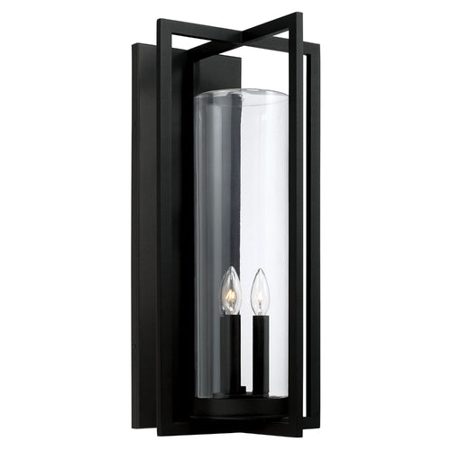 Capital Lighting 948231BK Kent Outdoor Entrance Wall Light - Black
