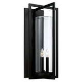 Capital Lighting 948231BK Kent Outdoor Entrance Wall Light - Black