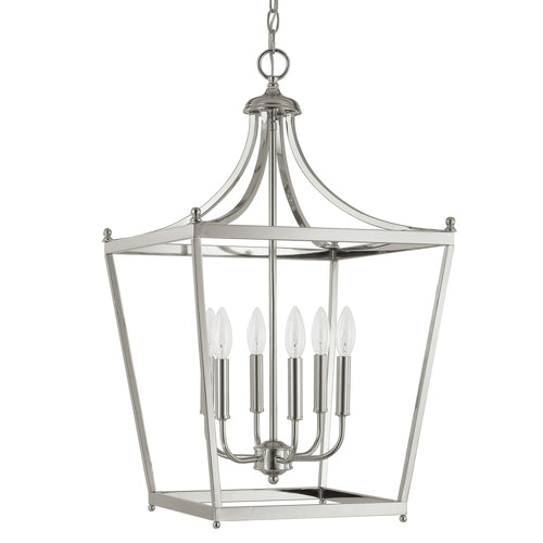 Capital Lighting 9552PN Stanton Entrance / Foyer Pendant - Polished Nickel