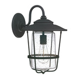 Capital Lighting 9602BK Creekside Outdoor Entrance Wall Light - Black