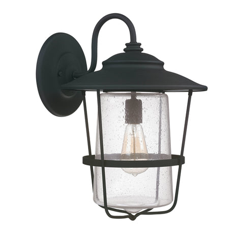 Capital Lighting 9603BK Creekside Outdoor Entrance Wall Light - Black