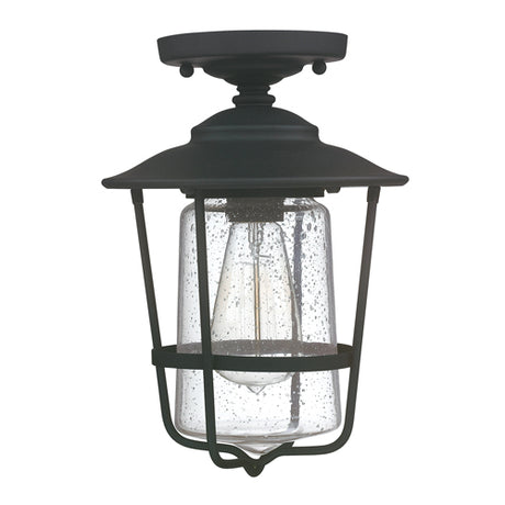 Capital Lighting 9607BK Creekside Outdoor Ceiling Mounted Light - Black