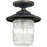 Capital Lighting 9677OB Creekside Outdoor Ceiling Mounted Light - Old Bronze
