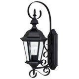 Capital Lighting 9721BK Carriage House Outdoor Entrance Wall Light - Black