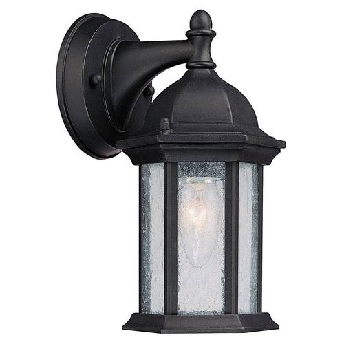 Capital Lighting 9831BK Main Street Outdoor Entrance Wall Light - Black