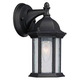 Capital Lighting 9831BK Main Street Outdoor Entrance Wall Light - Black
