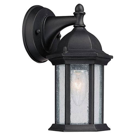 Capital Lighting 9831BK Main Street Outdoor Entrance Wall Light - Black