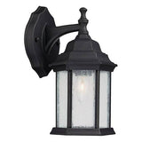 Capital Lighting 9832BK Main Street Outdoor Entrance Wall Light - Black