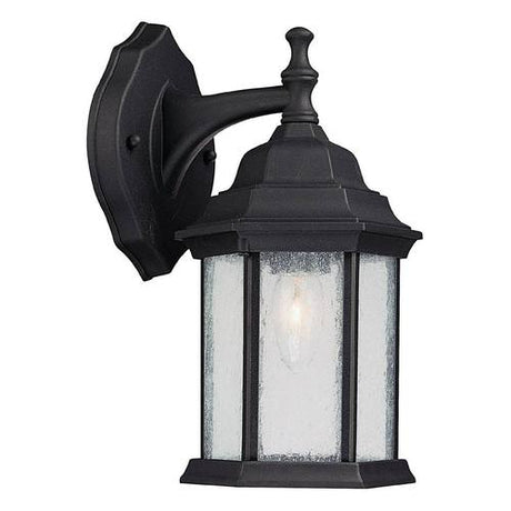 Capital Lighting 9832BK Main Street Outdoor Entrance Wall Light - Black