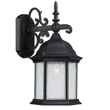 Capital Lighting 9833BK Main Street Outdoor Entrance Wall Light - Black